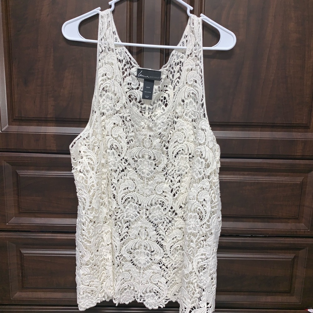 Lace Tank, Lane Bryant, Size 22/24